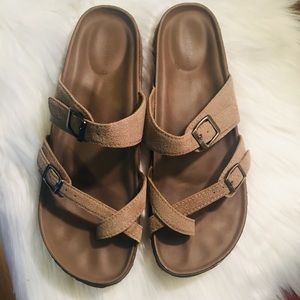 Madden Girl Bryceee Taupe Sandals 9.5